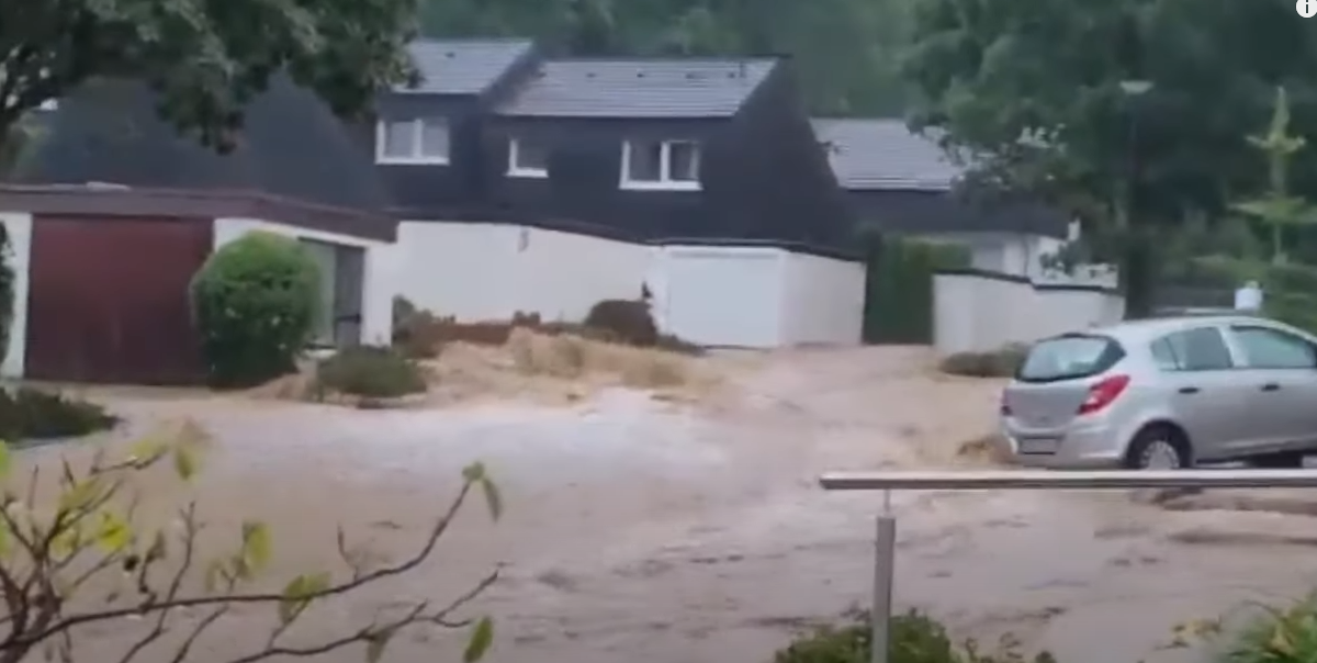 Германия, порои, наводнения