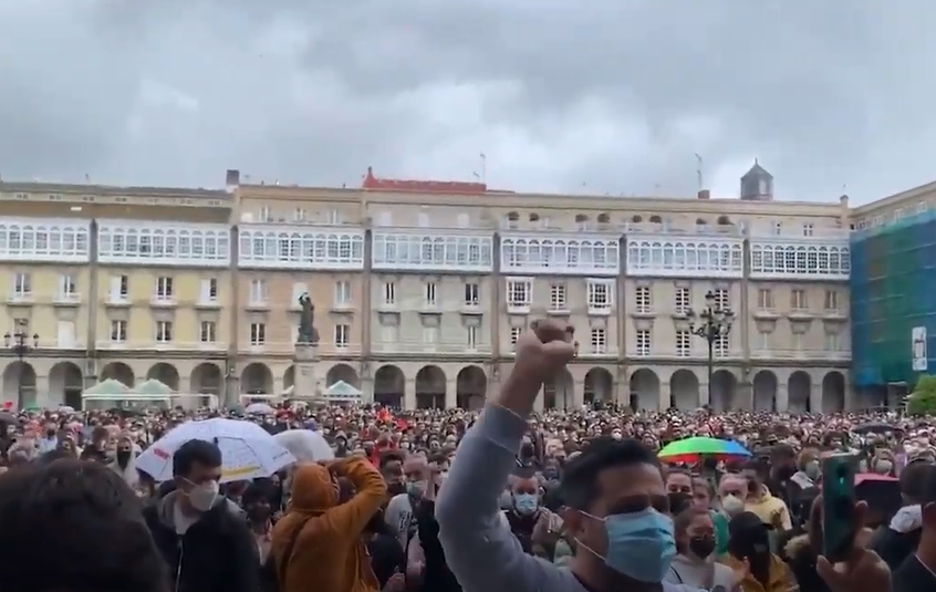 протести, Мадрид, Баарселона, хомофобско нападение, убийство