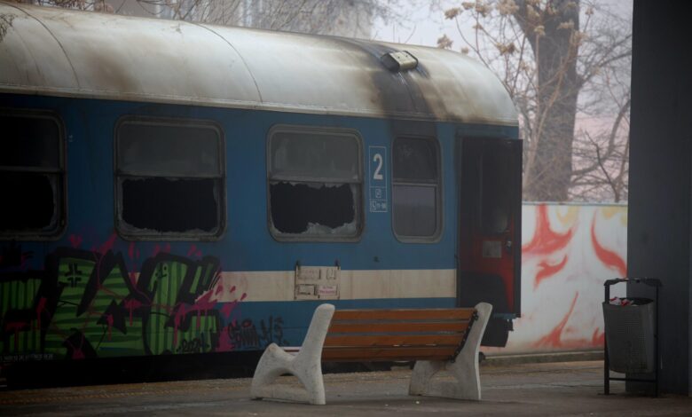 пожар, вагон, влак, скитник, обвинения