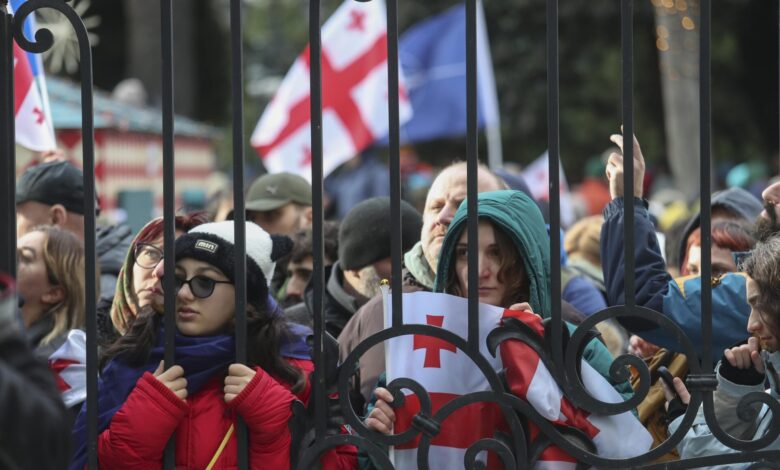 Грузия, протести, президент