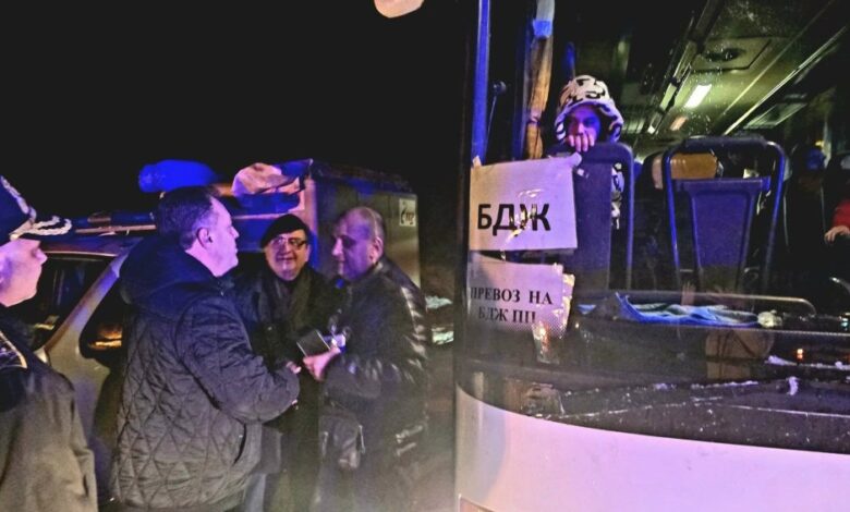 Габровци, акция, автобус, закъсал