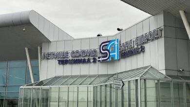 Летище София, ръкав, блокирани