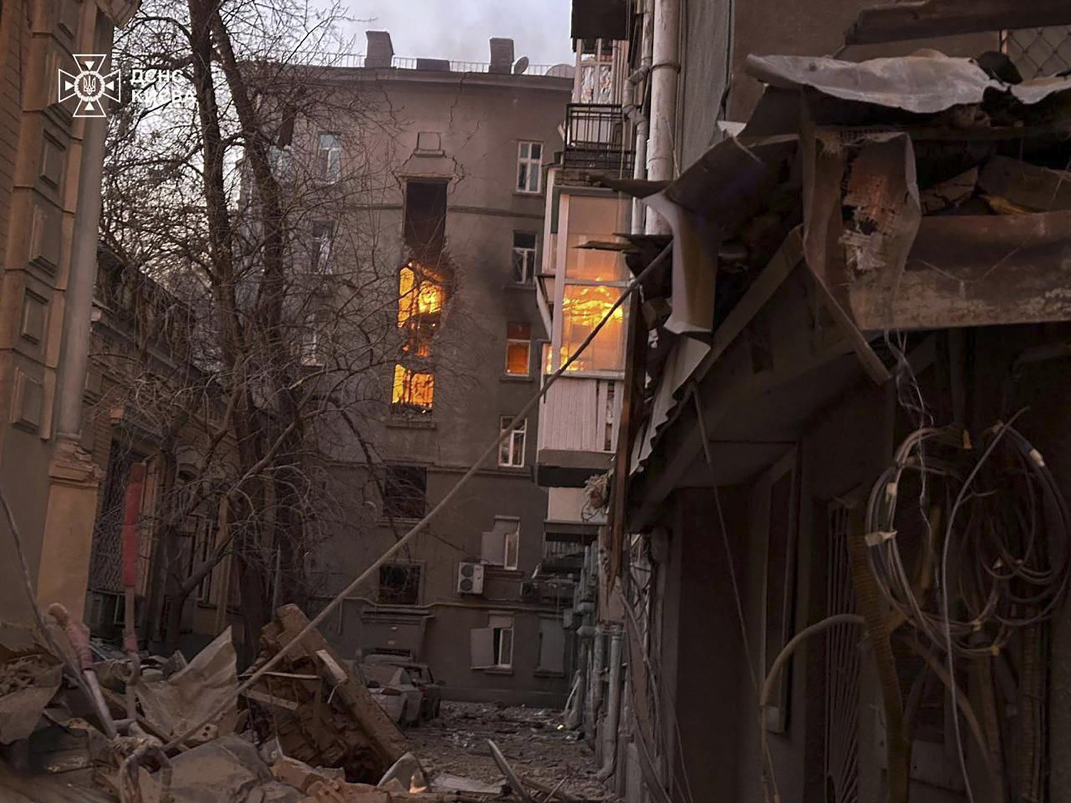 Киев, атака, дронове, Украйна, война