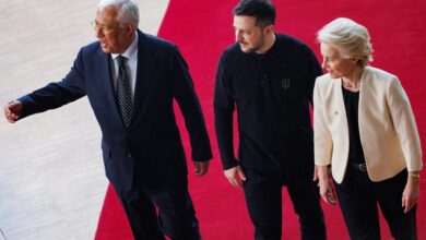 Урсула фон дер Лайен, Антонио Коща, Володимир Зеленски, ЕС, Украйна, превъоръжи Европа, план