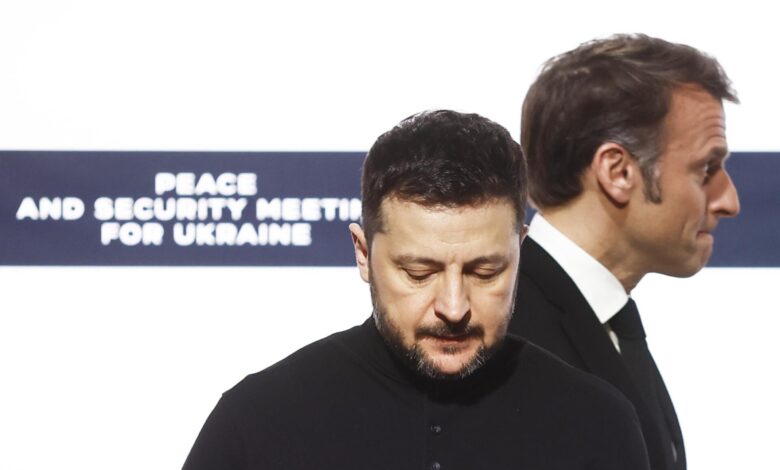 Володимир Зеленски, Еманюел Макрон, Украйна, план, възпиране, Русия