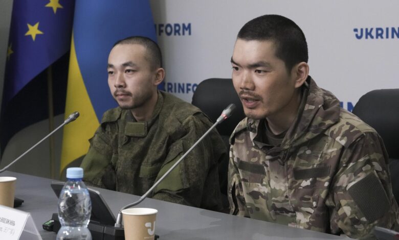 китайски войници, пленници, Украйна