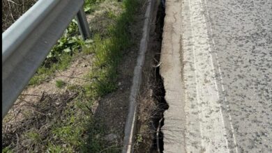 отсечка, път, Телиш, експерти, оглед, обследване