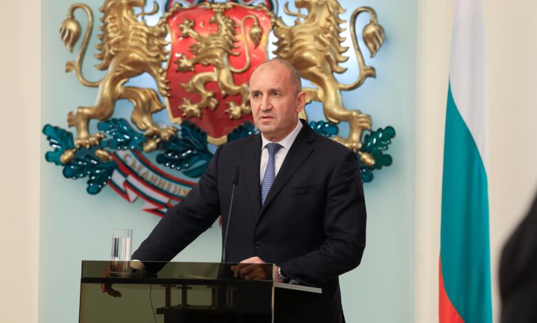 Румен Радев, президент, Европа, Ден на Европа, мир, война, Украйна