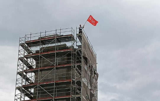 Движение "23 септември",Ленин Станоев, знамето на победата, Паметник на съветската армия