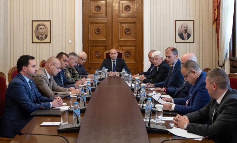 Румен Радев, консултативна среща, Близък изток, заплаха