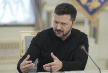 Володимир Зеленски, Украйна, президент, бебе, удар, Русия, нападение