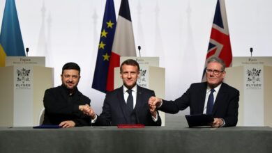 Володимир Зеленски, Еманюел Макрон, Киър Стармър, коалиция на желаещите, САЩ, Украйна, гаранции, сигурност, примирие