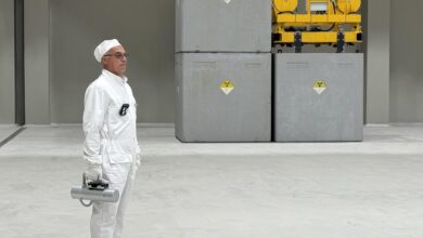 хранилище, радиоактивни отпадъци