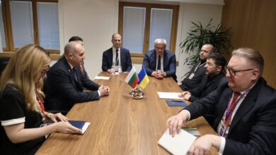 Румен Радев, Володимир Зеленски, среща, Брюксел, санкции, военна помощ, Украйна, България